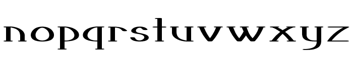 Tunic-ExtraexpandedRegular Font LOWERCASE