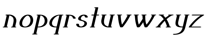 Tunic-Italic Font LOWERCASE