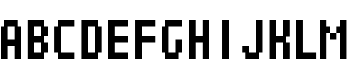 TV Regular Font UPPERCASE