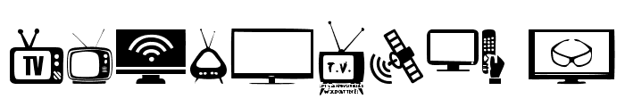 T.V. Font OTHER CHARS