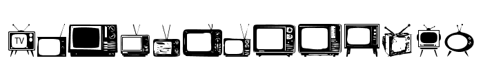 T.V. Font UPPERCASE