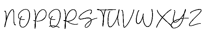 TWINKLE HOLIDAY SCRIPT Regular Font UPPERCASE