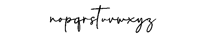 TWINKLE HOLIDAY SCRIPT Regular Font LOWERCASE