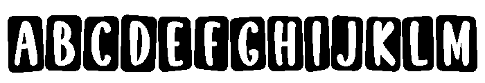 TWINKLE HOLIDAY SQUARE Regular Font UPPERCASE