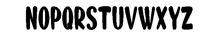 TWINKLE HOLIDAY SQUARE Regular Font LOWERCASE