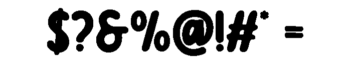 TWOVIA Bold Font OTHER CHARS