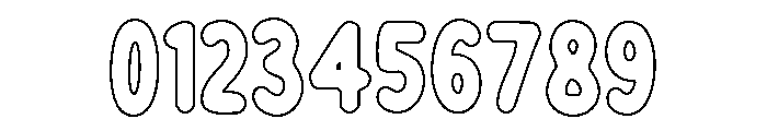TWOVIAOutline-Regular Font OTHER CHARS