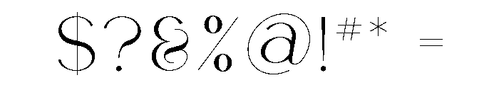 Tweedle Delicate Font OTHER CHARS