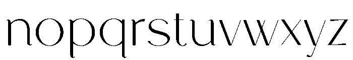 Tweedle Delicate Font LOWERCASE