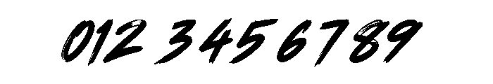 Twelve Rush Font OTHER CHARS