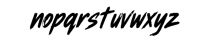 Twelve Rush Font LOWERCASE