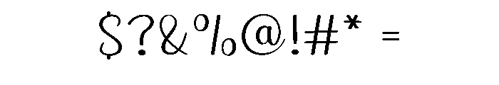 Twenty Star Font OTHER CHARS