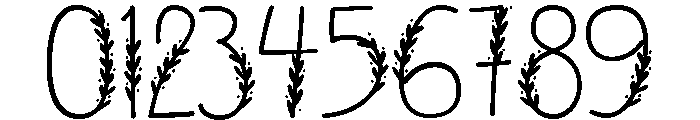 TwigPine Font OTHER CHARS