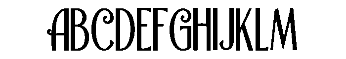 Twiggle Font UPPERCASE