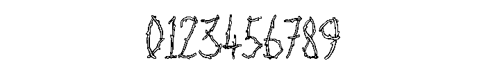 Twigs Sticks By Squeeb  Regular Font OTHER CHARS