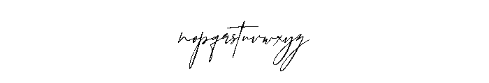 Twilight Kiss Regular Font LOWERCASE