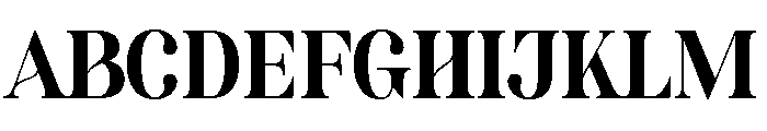 Twilight Light Regular Font UPPERCASE
