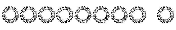 Twine Monogram Font OTHER CHARS