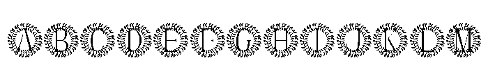 Twine Monogram Font UPPERCASE