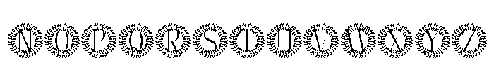 Twine Monogram Font UPPERCASE
