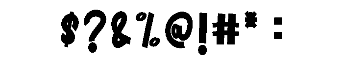 Twingkle Font OTHER CHARS