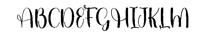 Twinkle Birthday Font UPPERCASE