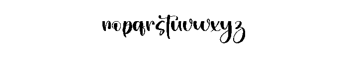 Twinkle Birthday Font LOWERCASE