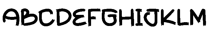 Twinkle Chunky Font UPPERCASE