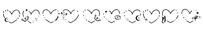 Twinkle Heart Font OTHER CHARS