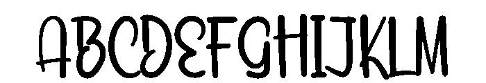 Twinkle Honey Font UPPERCASE