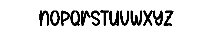 Twinkle Magical Font LOWERCASE