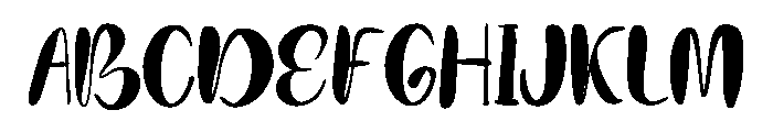Twinkle Sweet Font UPPERCASE