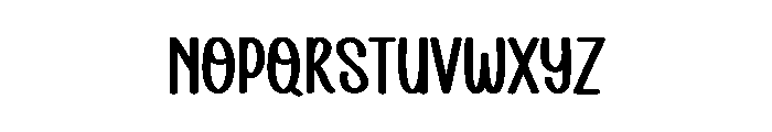 Twinkle Wednesday Font LOWERCASE