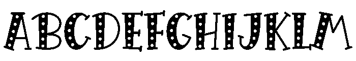 TwinkleGlow Font UPPERCASE