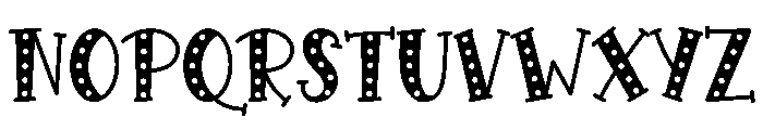 TwinkleGlow Font UPPERCASE