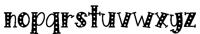 TwinkleGlow Font LOWERCASE