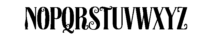 Twinklea Font UPPERCASE
