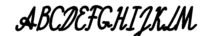 Twinkleberry Bold Font UPPERCASE