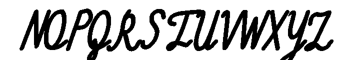 Twinkleberry Bold Font UPPERCASE