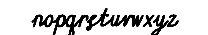 Twinkleberry Bold Font LOWERCASE