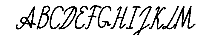 Twinkleberry Light Font UPPERCASE