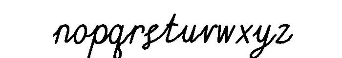 Twinkleberry Light Font LOWERCASE