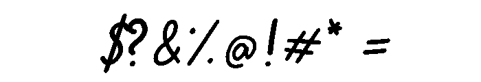 Twinkleberry Regular Font OTHER CHARS
