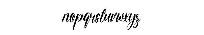 Twinkleday Font LOWERCASE