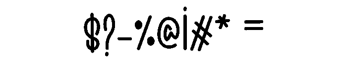Twinkles Font OTHER CHARS