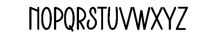Twinkles Font LOWERCASE