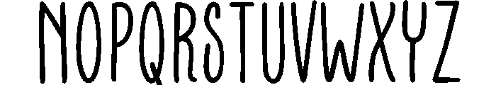 Twinkling Valentine Sans Regular Font UPPERCASE