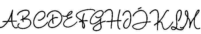 Twinkling Valentine Script Regular Font UPPERCASE
