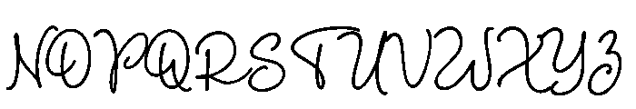 Twinkling Valentine Script Regular Font UPPERCASE