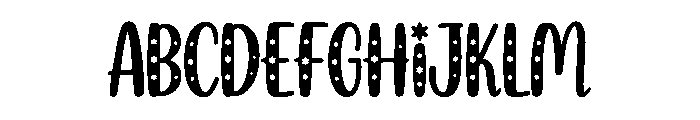 Twinklix Font UPPERCASE